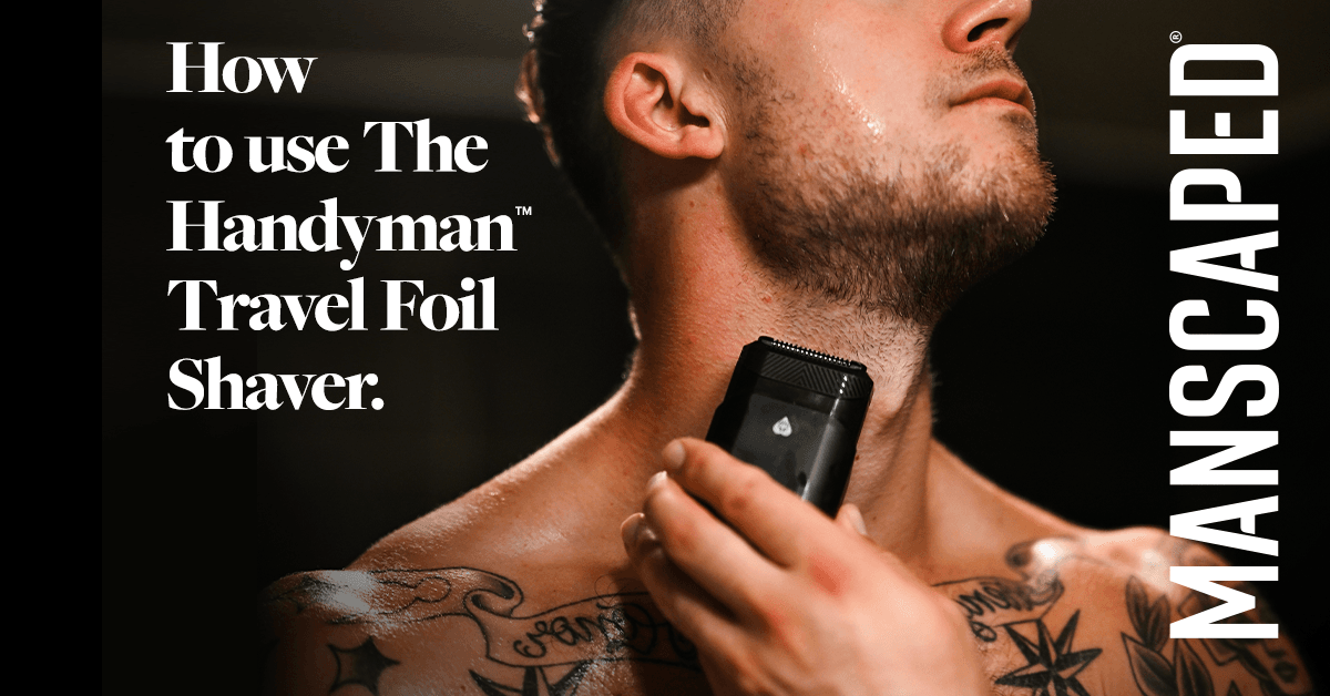 How to Use the Handyman™️ Travel Foil Shaver